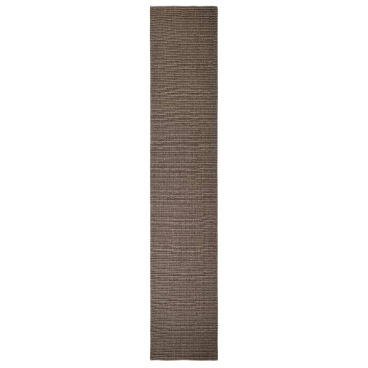 Tappeto in Sisal per Tiragraffi Marrone 66x350 cm 3203450