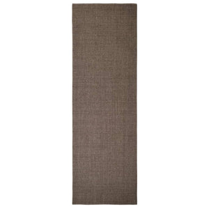 Tappeto in Sisal per Tiragraffi Marrone 80x250 cm 3203454