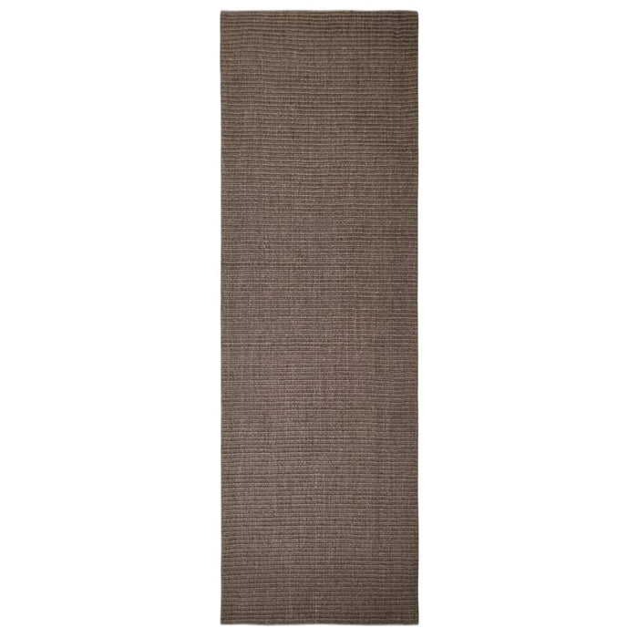 Tappeto in Sisal per Tiragraffi Marrone 80x250 cmcod mxl 126041