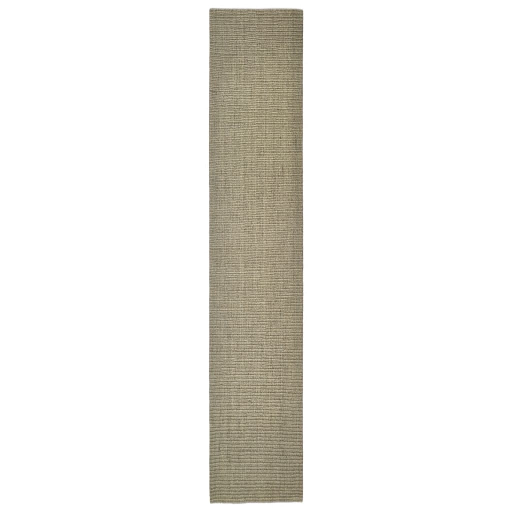 Tappeto in Sisal per Tiragraffi Tortora 66x350 cm 3203486