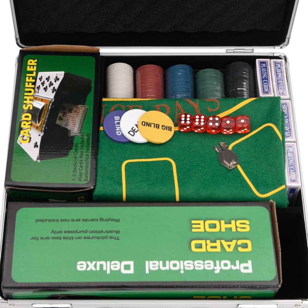 Set di Fiches da Poker 600 pz 4 g 80413