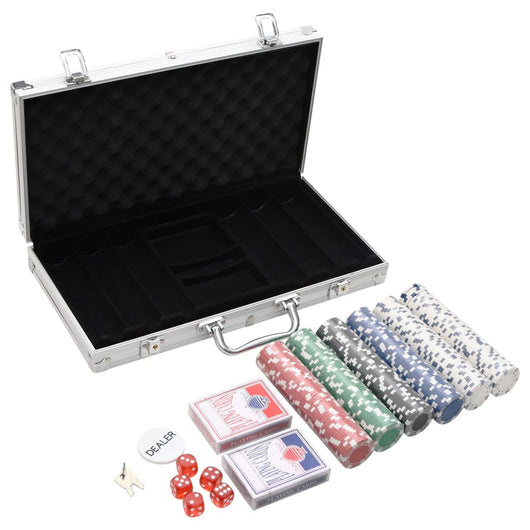 Set di Fiches da Poker 300 pz 11,5 gcod mxl 83463