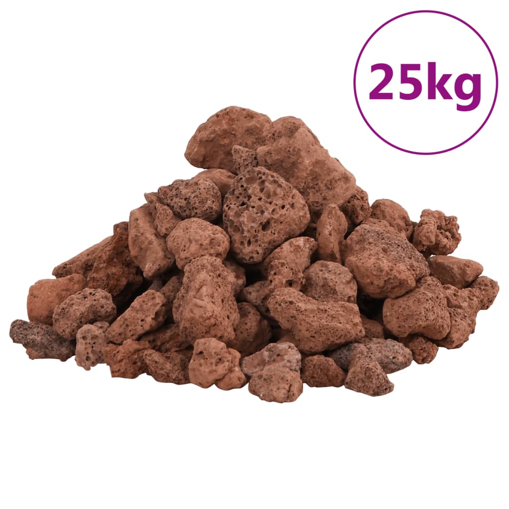 Rocce Vulcaniche 25 kg Rosse 1-2 cmcod mxl 128071