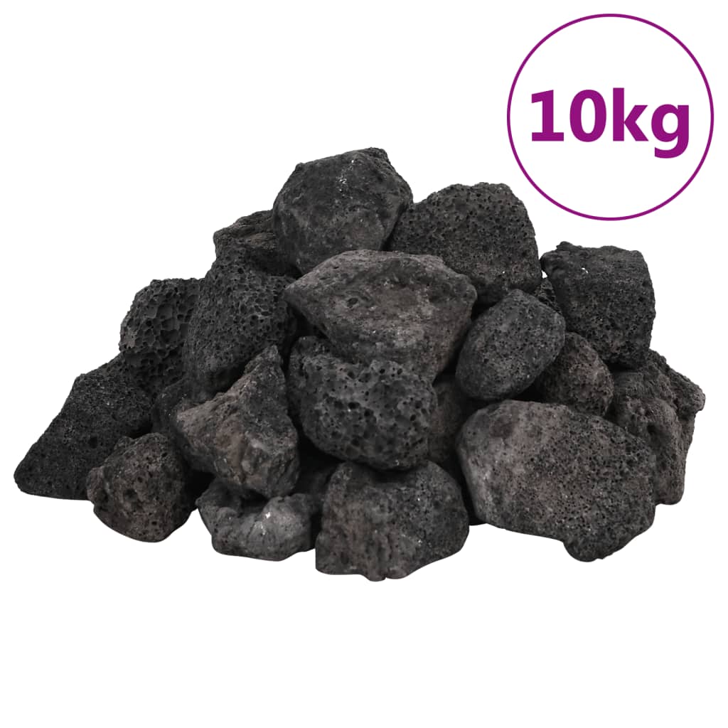 Rocce Vulcaniche 10 kg Nere 3-5 cmcod mxl 130726