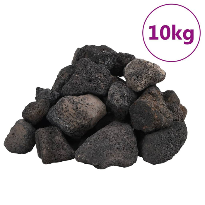 Rocce Vulcaniche 10 kg Nere 5-8 cmcod mxl 82802