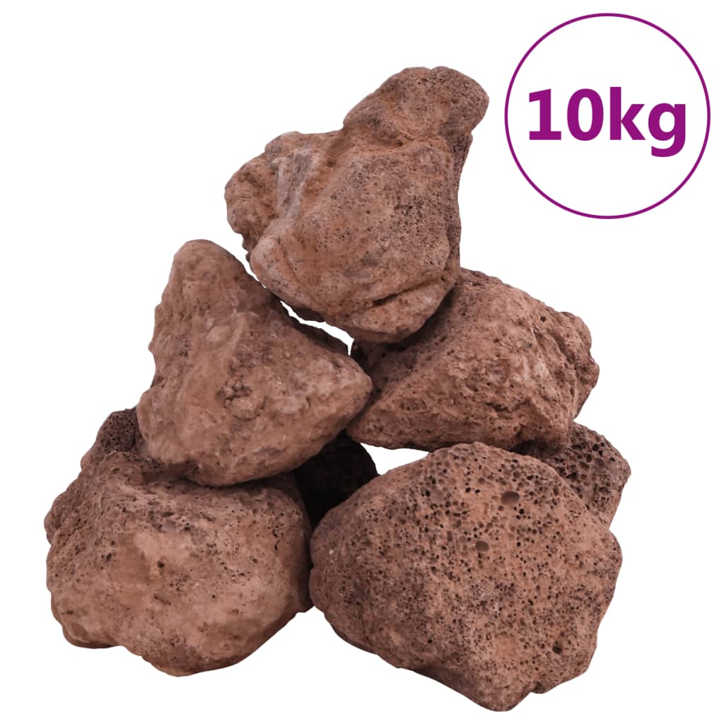 Rocce Vulcaniche 10 kg Rosse 10-30 cm 155323