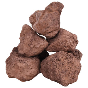 Rocce Vulcaniche 10 kg Rosse 10-30 cm 155323