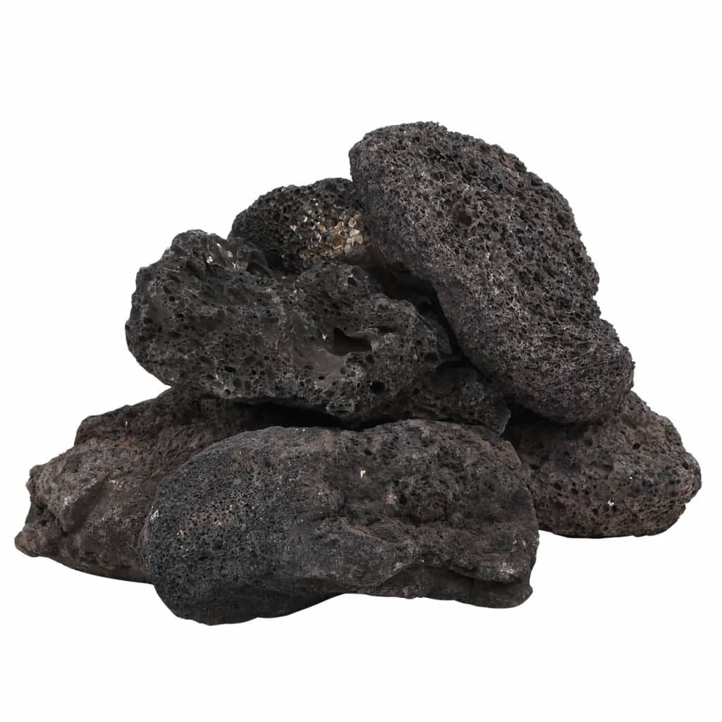 Rocce Vulcaniche 10 kg Nere 10-30 cm 155325