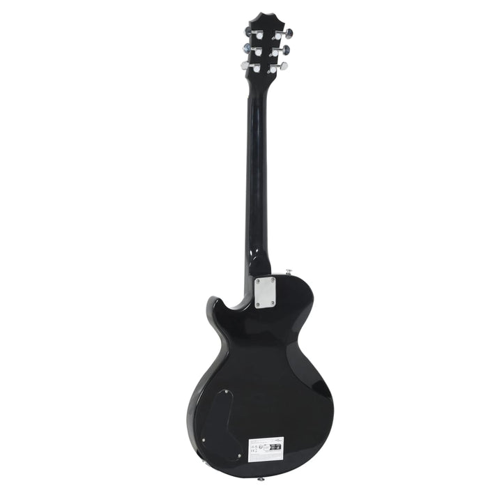 Chitarra Elettrica Principianti e Custodia Marrone Nera 4/4 39" 70191