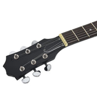 Chitarra Elettrica Principianti e Custodia Marrone Nera 4/4 39" 70191