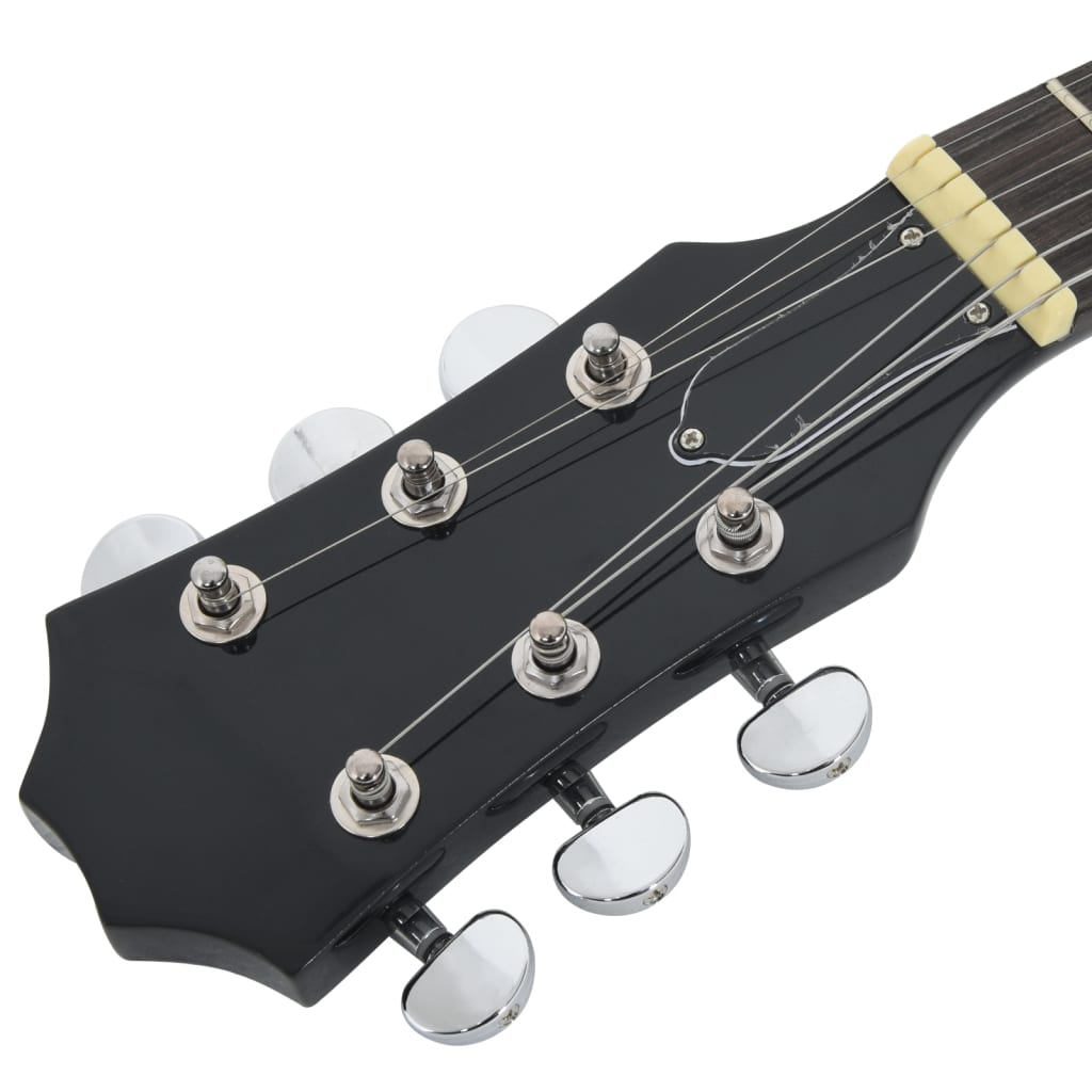 Chitarra Elettrica da Bambini con Custodia Marrone Nera 3/4 30" 70197