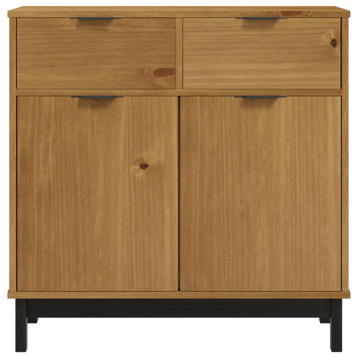 Credenza FLAM 80x40x80 cm in Legno Massello di Pino 357827