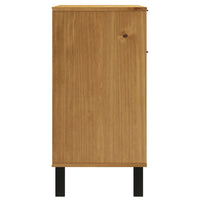 Credenza FLAM 80x40x80 cm in Legno Massello di Pino 357827