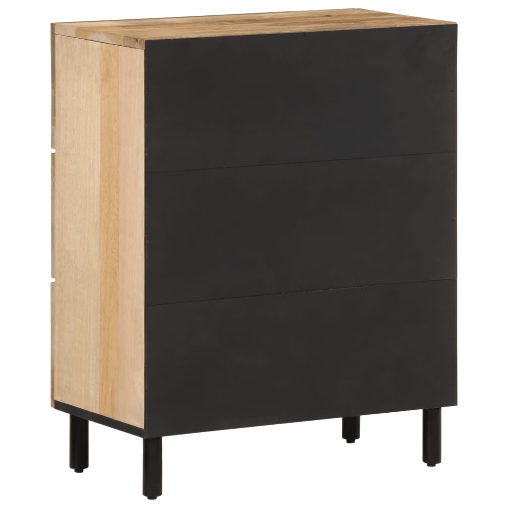 Credenza 60x33x75 cm in Legno Massello di Mango 358215