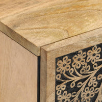 Credenza 40x33x75 cm in Legno Massello di Mango 358235