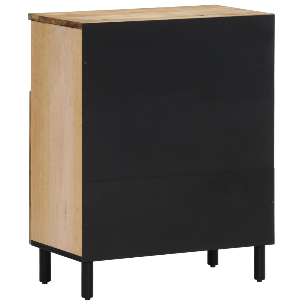 Credenza 60x33x75 cm in Legno Massello di Mango 358237