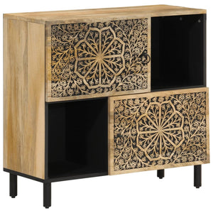 Credenza 80x33x75 cm in Legno Massello di Mango 358239