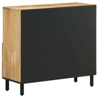 Credenza 80x33x75 cm in Legno Massello di Mango 358239