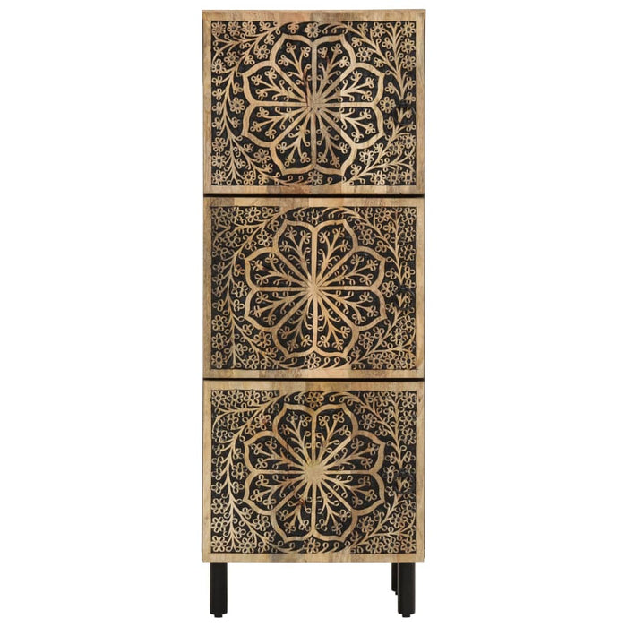 Credenza 40x33x110 cm in Legno Massello di Mango 358241