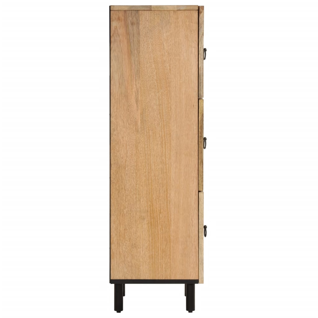 Credenza 40x33x110 cm in Legno Massello di Mango 358241