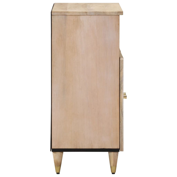 Credenza 60x33x75 cm in Legno Massello di Mango 358273