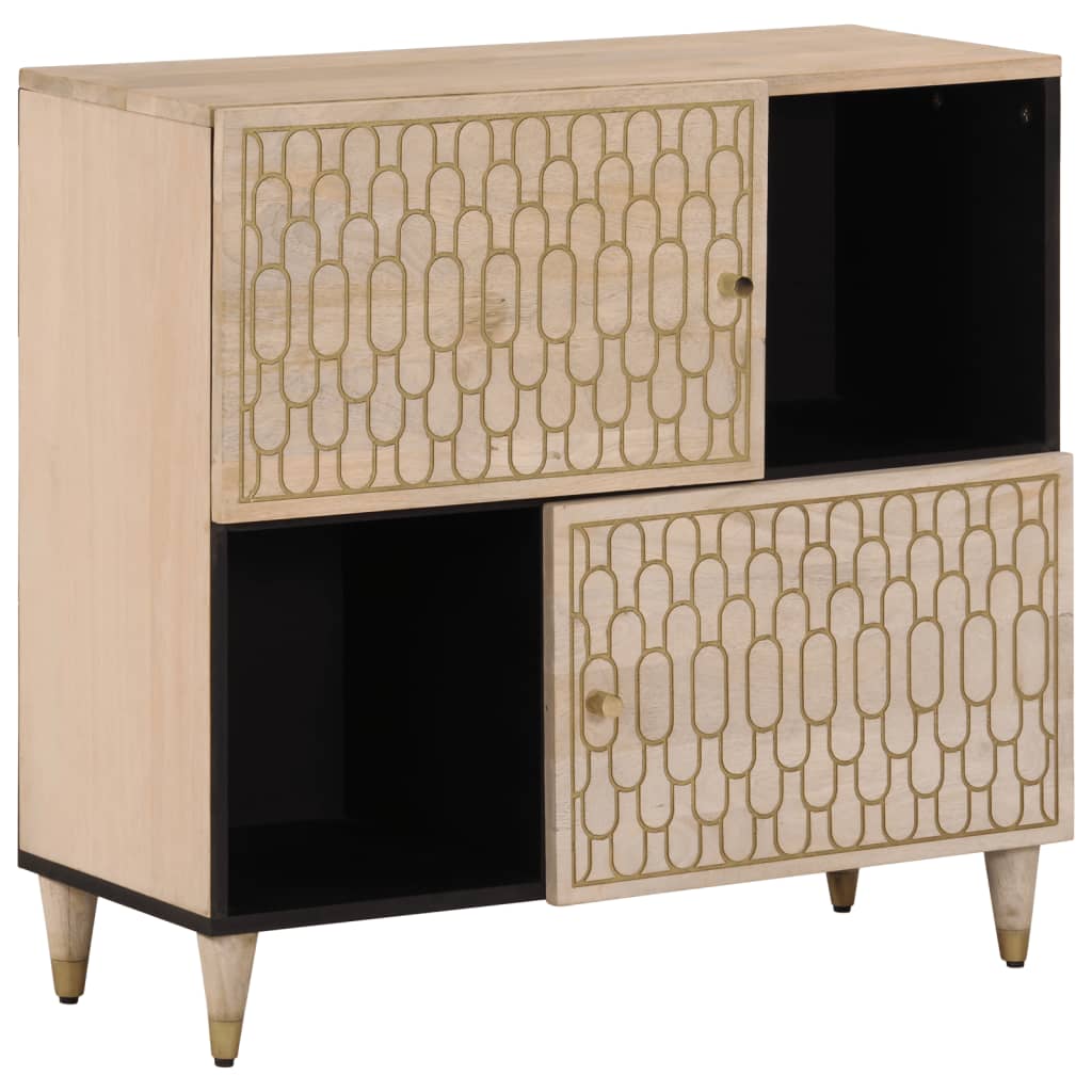 Credenza 80x33x75 cm in Legno Massello di Mango 358275