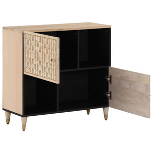 Credenza 80x33x75 cm in Legno Massello di Mango 358275