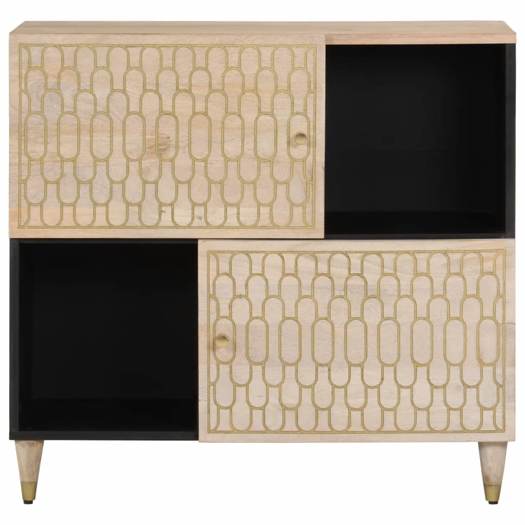 Credenza 80x33x75 cm in Legno Massello di Mango 358275