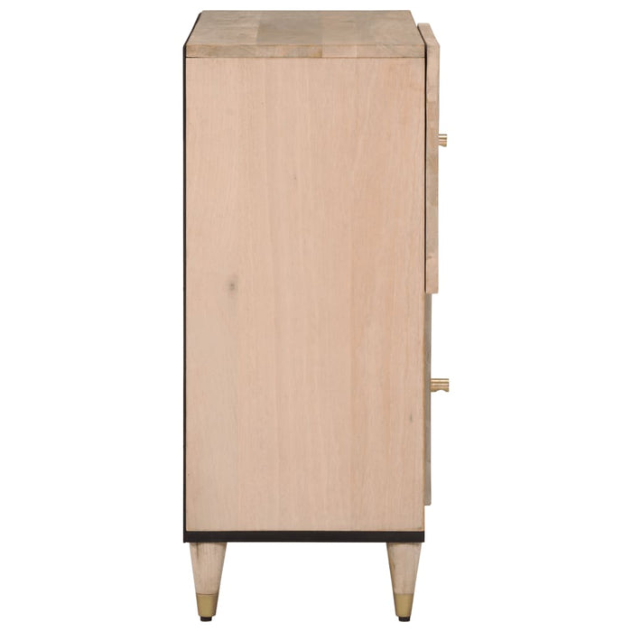 Credenza 80x33x75 cm in Legno Massello di Mango 358275