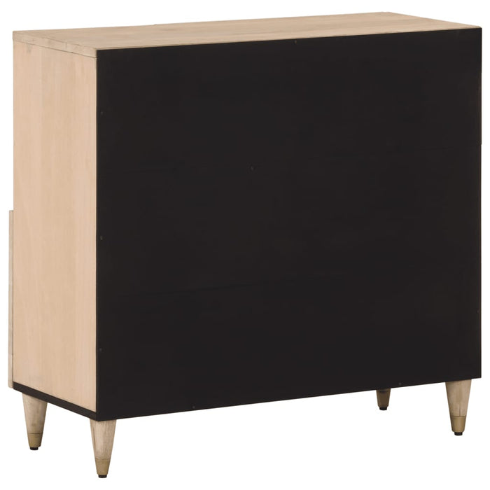 Credenza 80x33x75 cm in Legno Massello di Mango 358275