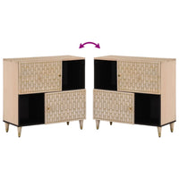 Credenza 80x33x75 cm in Legno Massello di Mango 358275