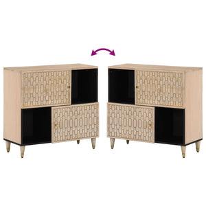 Credenza 80x33x75 cm in Legno Massello di Mango 358275