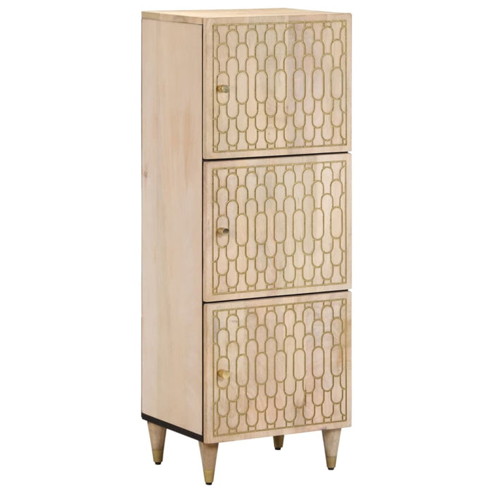 Credenza 40x33x110 cm in Legno Massello di Mango 358277