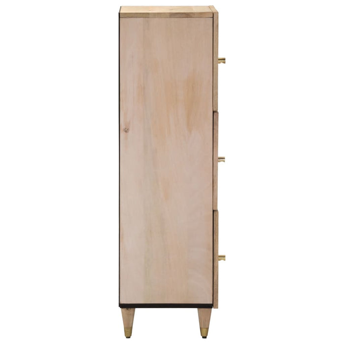 Credenza 40x33x110 cm in Legno Massello di Mango 358277