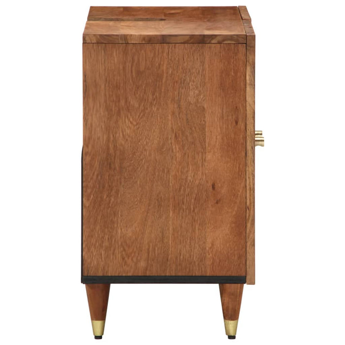 Mobile Lavabo da Bagno 62x33x58cm in Legno Massello di Mango 358303