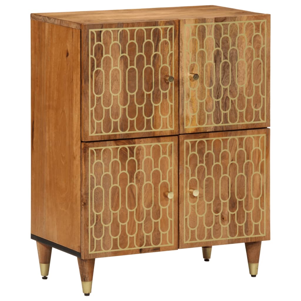 Credenza 60x33x75 cm in Legno Massello di Mango 358310