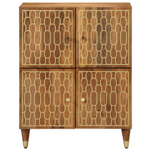 Credenza 60x33x75 cm in Legno Massello di Mango 358310