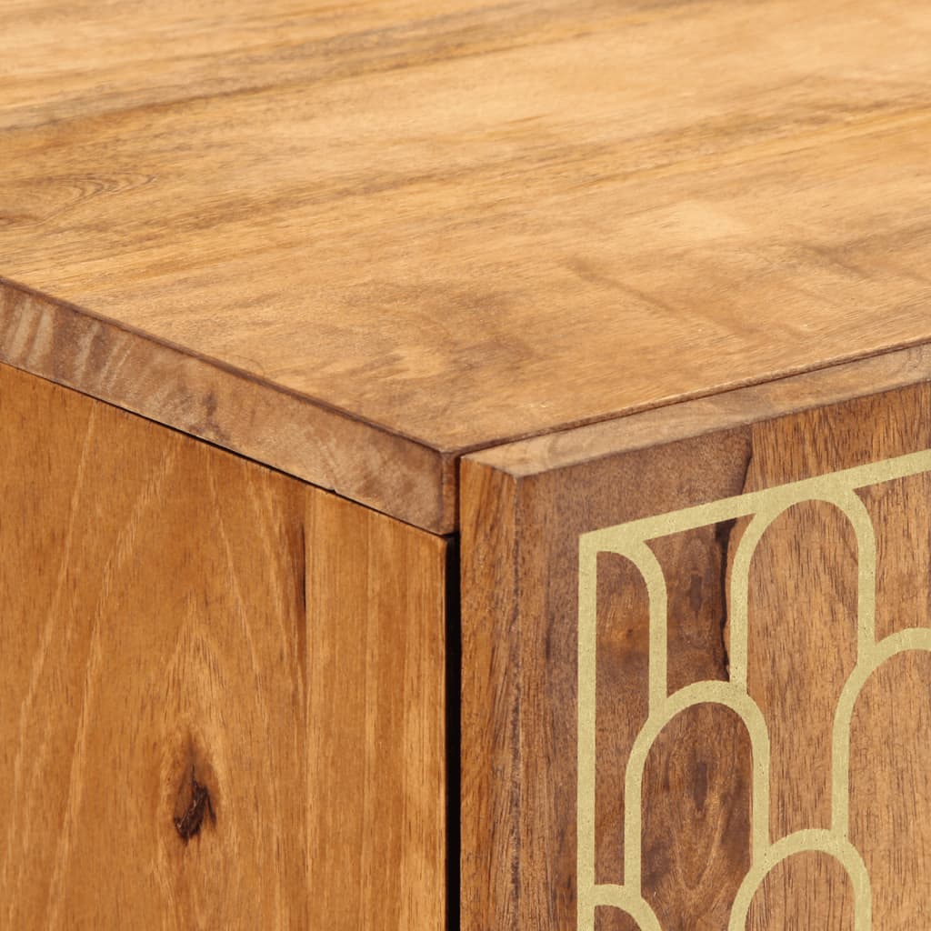 Credenza 60x33x75 cm in Legno Massello di Mango 358310