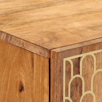 Credenza 60x33x75 cm in Legno Massello di Mango 358310