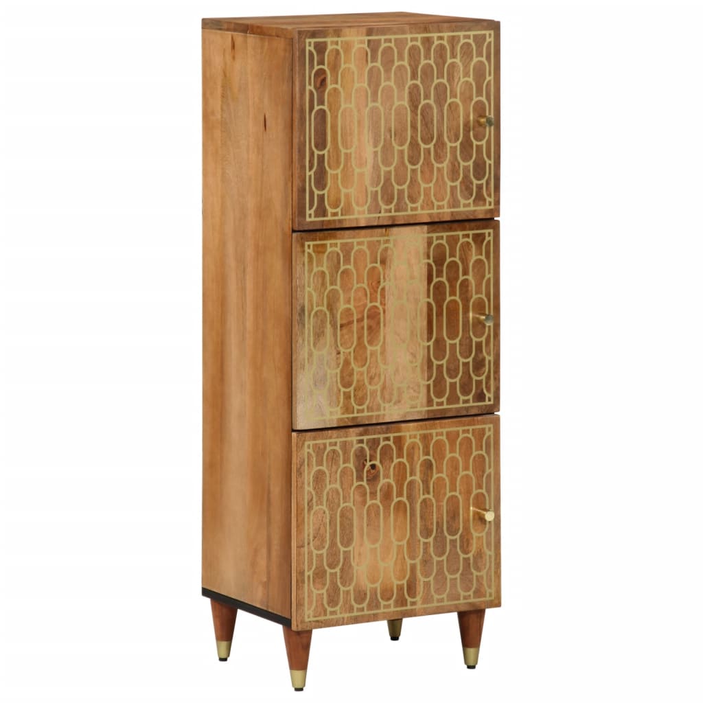 Credenza 40x33x110 cm in Legno Massello di Mango 358313