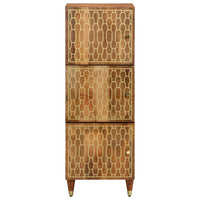 Credenza 40x33x110 cm in Legno Massello di Mango 358313