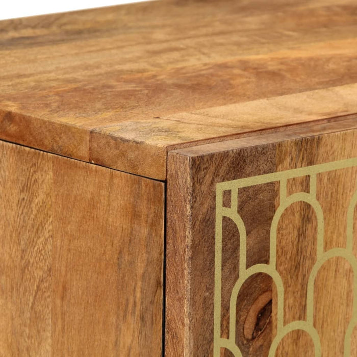 Credenza 40x33x110 cm in Legno Massello di Mango 358313