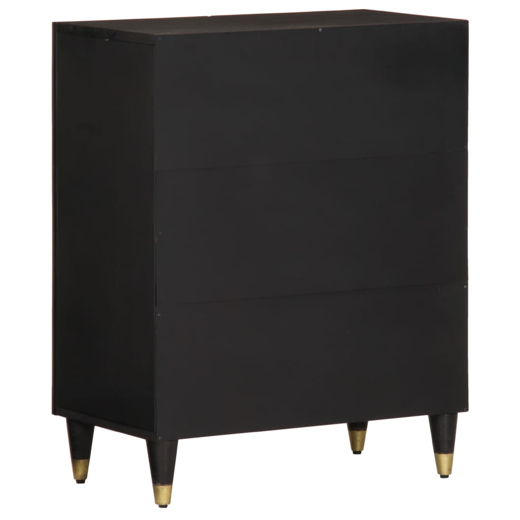 Credenza 60x33x75 cm in Legno Massello di Mango 358322