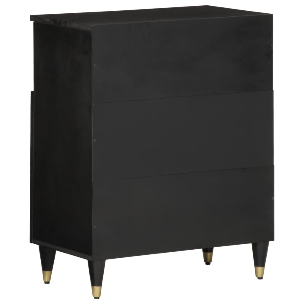 Credenza 60x33x75 cm in Legno Massello di Mango 358345