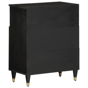 Credenza 60x33x75 cm in Legno Massello di Mango 358345