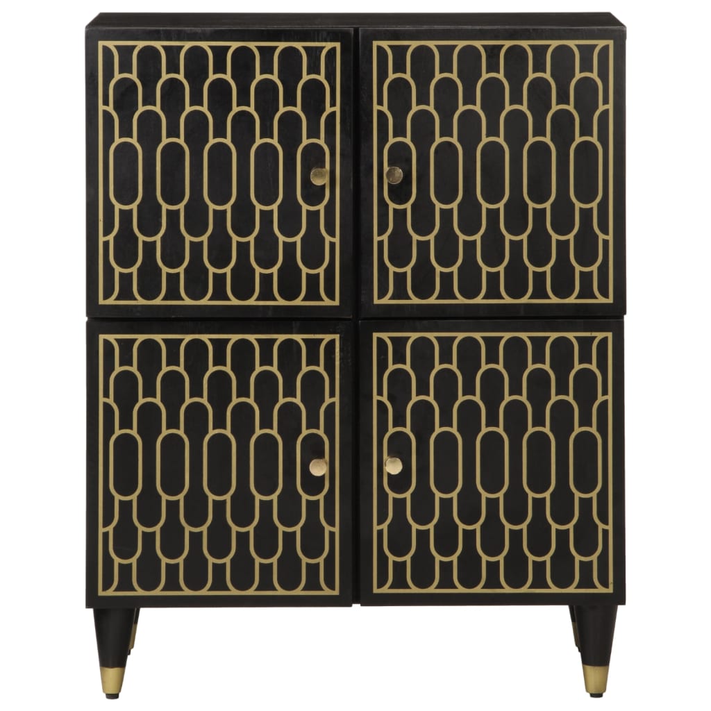 Credenza 60x33x75 cm in Legno Massello di Mango 358346