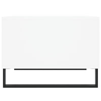 Tavolino da Salotto Bianco 60x50x36,5 cm in Legno Multistrato 830548