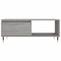 Tavolino Salotto Grigio Sonoma 90x50x36,5 cm Legno Multistrato 830562