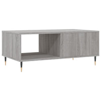 Tavolino Salotto Grigio Sonoma 90x50x36,5 cm Legno Multistrato 830562