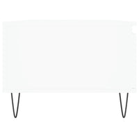 Tavolino da Salotto Bianco 90x50x36,5 cm in Legno Multistrato 830564